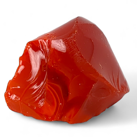 Ruby Amberina Swirl Slag Art Glass Cullet #4S30 - Picture 1 of 6